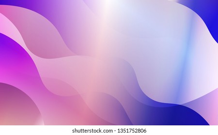 Abstract Wavy Background. For Design, Presentation, Business. Vector Illustration with Color Gradient
