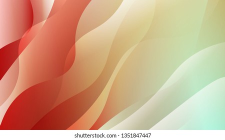 Abstract Wavy Background. For Design, Presentation, Business. Vector Illustration with Color Gradient