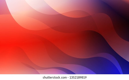 Abstract Wavy Background. For Design, Presentation, Business. Vector Illustration with Color Gradient