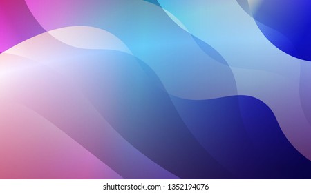 Abstract Wavy Background. For Design, Presentation, Business. Vector Illustration with Color Gradient