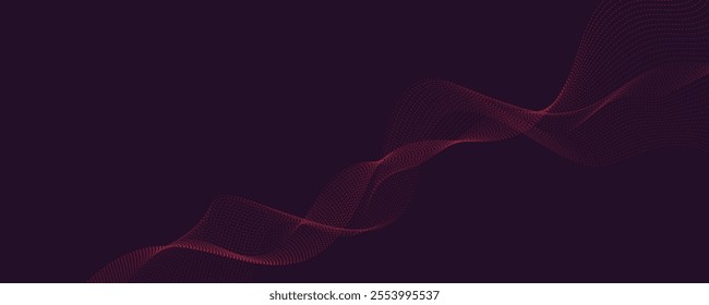Abstract wavy background design template