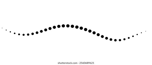 abstract wavy background. dotted wave