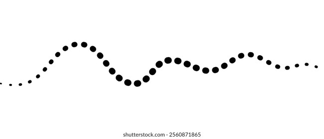 abstract wavy background. dotted wave