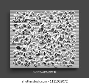 Abstract wavy background. Dynamic effect. Futuristic vector illustration. 
