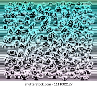 Abstract wavy background. Dynamic effect. Futuristic vector illustration. 
