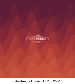 Abstract wavy background with dynamic effect. Vector illustration. Can be used for advertising, marketing, presentation.