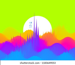Abstract wavy background. Dynamic effect. Vector illustration. Can be used for advertising, marketing, presentation.