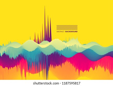 Abstract wavy background. Dynamic effect. Vector illustration. Can be used for advertising, marketing, presentation.