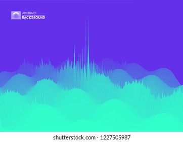 Abstract wavy background. Dynamic effect. Vector illustration. Can be used for advertising, marketing, presentation.