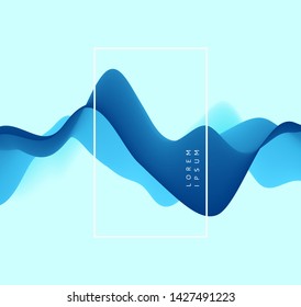 Abstract wavy background with dynamic effect. Motion vector illustration. Can be used for advertising, marketing, presentation.