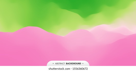 Abstract wavy background with dynamic effect. Color gradients for design. Vector Illustration.