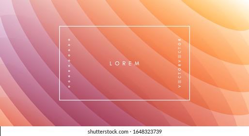 Abstract wavy background with dynamic effect. Modern screen design for mobile app and web. 3d vector illustration for brochure, banner, flyer or presentation.