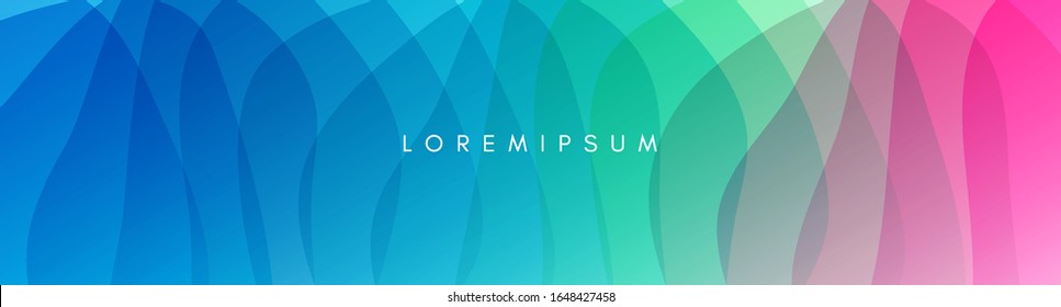 Abstract wavy background with dynamic effect. Modern screen design for mobile app and web. 3d vector illustration for brochure, banner, flyer or presentation.