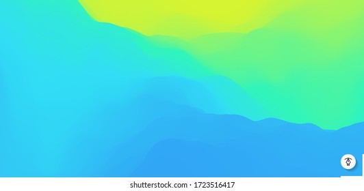 Abstract wavy background with dynamic effect. Color gradients for design. Vector Illustration.