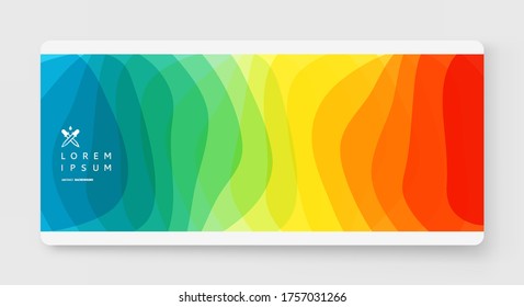 Abstract wavy background with dynamic effect. Modern screen design for mobile app and web. 3d vector illustration for brochure, banner, flyer or presentation.