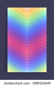 Abstract wavy background with dynamic effect. Modern screen design for mobile app and web. 3d vector illustration for brochure, banner, flyer or presentation.