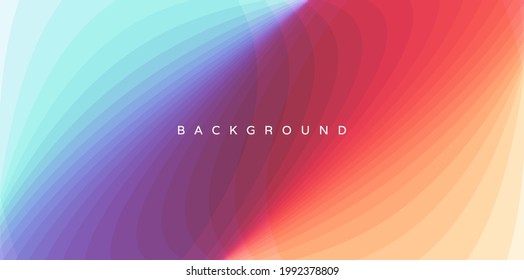 Abstract wavy background with dynamic effect. Modern screen design for mobile app and web. 3d vector illustration for brochure, banner, flyer or presentation.