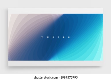 Abstract wavy background with dynamic effect. Modern screen design for mobile app and web. 3d vector illustration for brochure, banner, flyer or presentation.