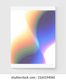 Abstract wavy background with dynamic effect. Modern screen design for mobile app and web. 3d vector illustration for brochure, banner, flyer or presentation.