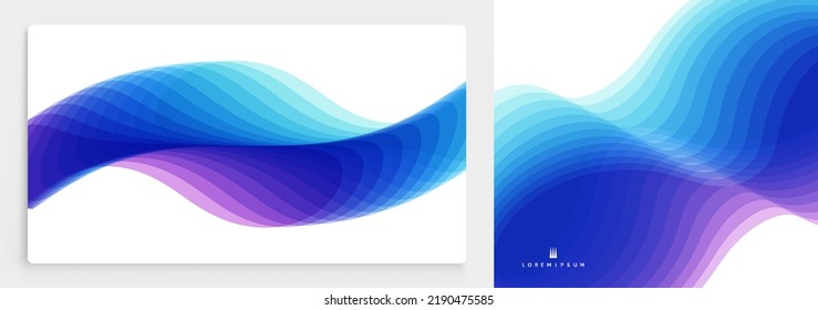 Abstract wavy background with dynamic effect. Modern screen design for mobile app and web. 3d vector illustration for brochure, banner, flyer or presentation.