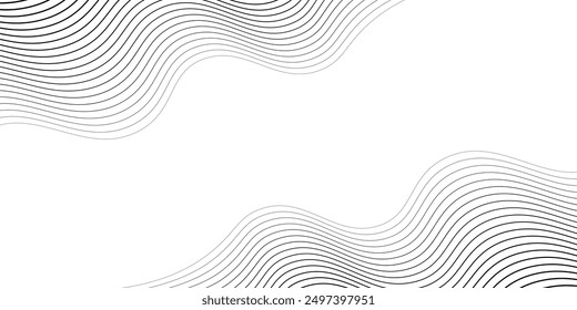 Abstractas efecto dinámico de fondo ondulado. Patrón moderno. Ilustración vectorial para el diseño.