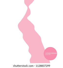 Abstract wavy background with dynamic gradients. Futuristic style. Design Template. Vector illustration.