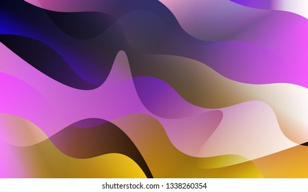 Abstract Wavy Background. For Elegant Pattern Cover Book. Vector Illustration with Color Gradient.