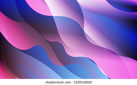 Abstract Wavy Background. For Elegant Pattern Cover Book. Vector Illustration with Color Gradient.
