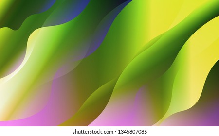 Abstract Wavy Background. For Elegant Pattern Cover Book. Vector Illustration with Color Gradient.