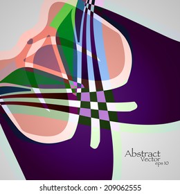 Abstract wavy background eps10, vector elegant wave