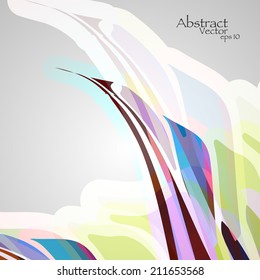 Abstract wavy background eps10, vector elegant wave