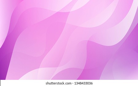 Abstract Wavy Background. For Futuristic Ad, Booklets. Vector Illustration with Color Gradient