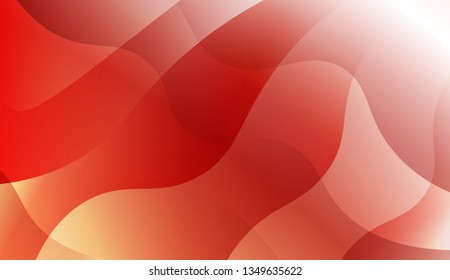 Abstract Wavy Background. For Futuristic Ad, Booklets. Vector Illustration with Color Gradient