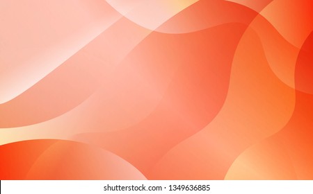 Abstract Wavy Background. For Futuristic Ad, Booklets. Vector Illustration with Color Gradient