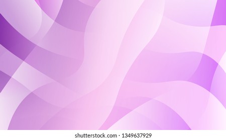 Abstract Wavy Background. For Futuristic Ad, Booklets. Vector Illustration with Color Gradient