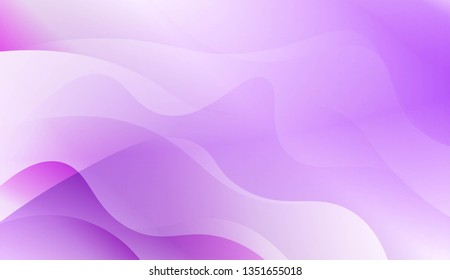Abstract Wavy Background. For Futuristic Ad, Booklets. Vector Illustration with Color Gradient