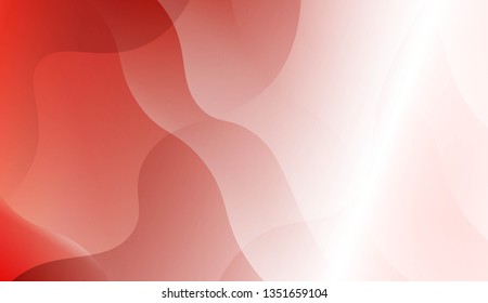 Abstract Wavy Background. For Futuristic Ad, Booklets. Vector Illustration with Color Gradient