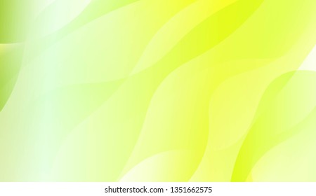 Abstract Wavy Background. For Futuristic Ad, Booklets. Vector Illustration with Color Gradient