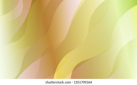 Abstract Wavy Background. For Futuristic Ad, Booklets. Vector Illustration with Color Gradient