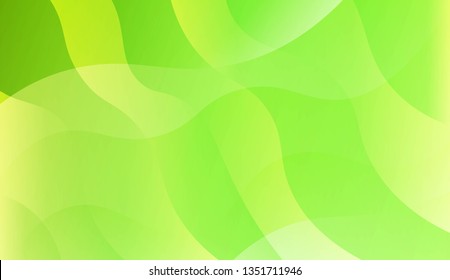 Abstract Wavy Background. For Futuristic Ad, Booklets. Vector Illustration with Color Gradient