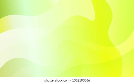 Abstract Wavy Background. For Futuristic Ad, Booklets. Vector Illustration with Color Gradient