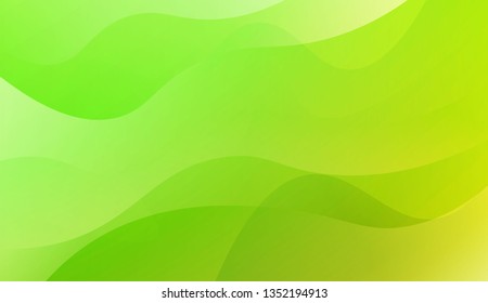 Abstract Wavy Background. For Futuristic Ad, Booklets. Vector Illustration with Color Gradient