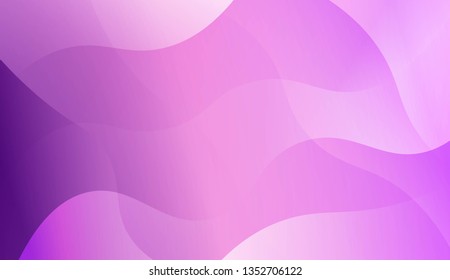 Abstract Wavy Background. For Futuristic Ad, Booklets. Vector Illustration with Color Gradient