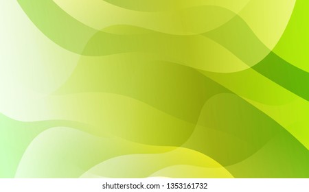 Abstract Wavy Background. For Futuristic Ad, Booklets. Vector Illustration with Color Gradient