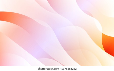 Abstract Wavy Background. For Futuristic Ad, Booklets. Vector Illustration with Color Gradient
