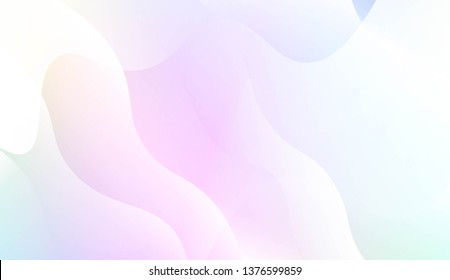 Abstract Wavy Background. For Futuristic Ad, Booklets. Vector Illustration with Color Gradient