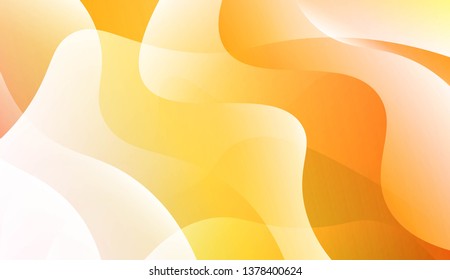 Abstract Wavy Background. For Futuristic Ad, Booklets. Vector Illustration with Color Gradient