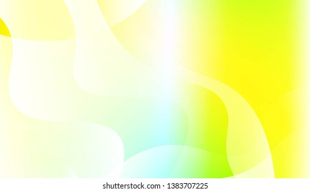 Abstract Wavy Background. For Futuristic Ad, Booklets. Vector Illustration with Color Gradient