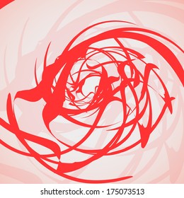 Abstract wavy background, futuristic shapes illustration.