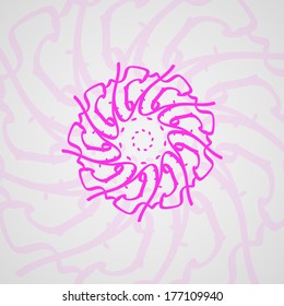 Abstract wavy background, futuristic shapes illustration.